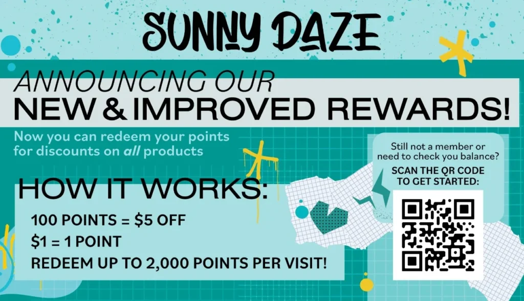 Sunny Daze Rewards Program